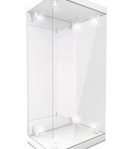 Master Light House Acrylic Display Case with Lighting for 1/4 Action Figures (white)