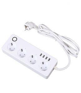 Voltaic Smart Power Strip V2 4 EU Plugs + 4 USB Plugs 3680W 16A