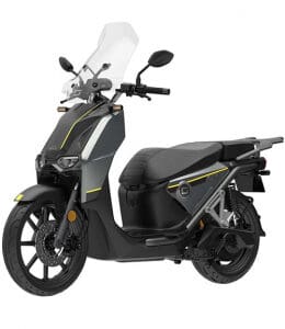 Super Soco CPX Electric Motorcycle Silver