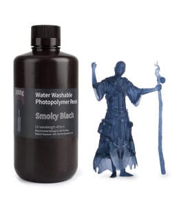 Water Washable Resin 1000g Smoky Black