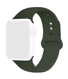 Smart Watch Silicone Strap 44/45/49mm Olive Green