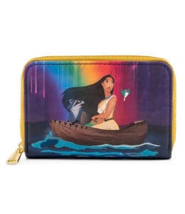 Disney Pocahontas Just Around The River Bend Zip Around Wallet