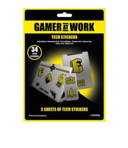 Gamer at Work Tech Stickers