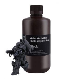 Water Washable Resin 1000g Black