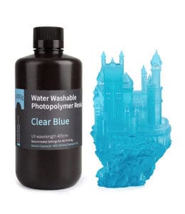 Water Washable Resin 1000g Clear Blue