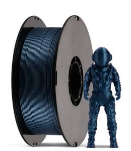 Silk PLA Filament 1000g Metal Blue
