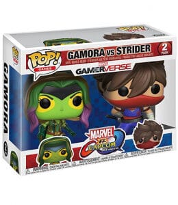 Capcom vs Marvel POP! Vinyl 2-Pack Gamora vs Strider