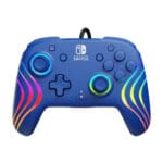 Nintendo Switch Afterglow Wave Wired Controller Blue
