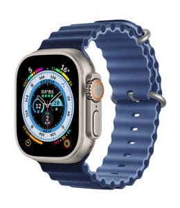 Smart Watch Ocean Strap 44/45/49mm Light Blue/Deep Navy