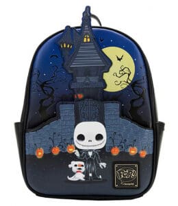 Disney Nightmare Before Christmas Jack Skellington House Mini Backpack