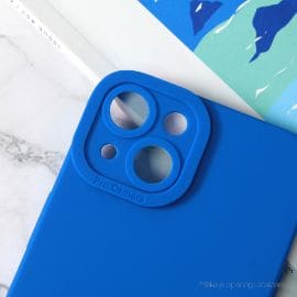 Torbica Silikon Pro Camera za iPhone 13 Pro Max 6.7 plava