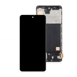 LCD za Samsung A515/Galaxy A51 + touch screen + frame Black (Incell)