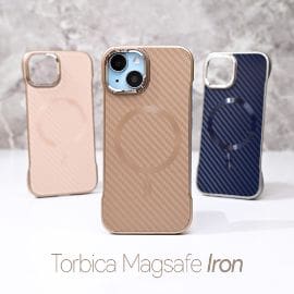 Torbica Magsafe Carbon za iPhone 15 Pro Max 6.7 siva