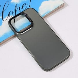 Torbica Clear za iPhone 16 Pro 6.3 crna
