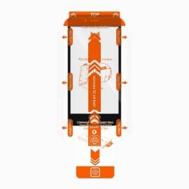 Zastitno Staklo Tempered glass 2.5D dust free za iPhone 7/8/SE crni