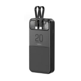 Power bank prenosiva baterija REMAX Stervui series RPP-620 PD 20W + QC 22.5W Fast Charging 20000mAh crna