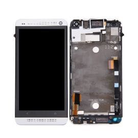 LCD za HTC ONE/M7+touch screen+frame sivi SPO