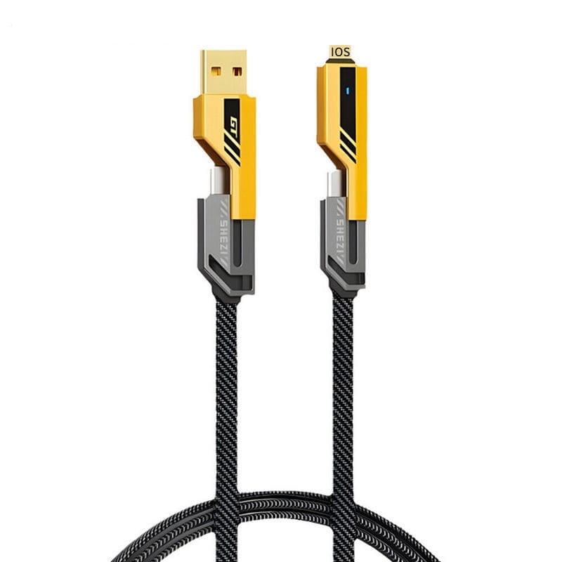4 u 1 Brzi Kabl USB-A to type-C 65w to Lighning 27w - Slika 2