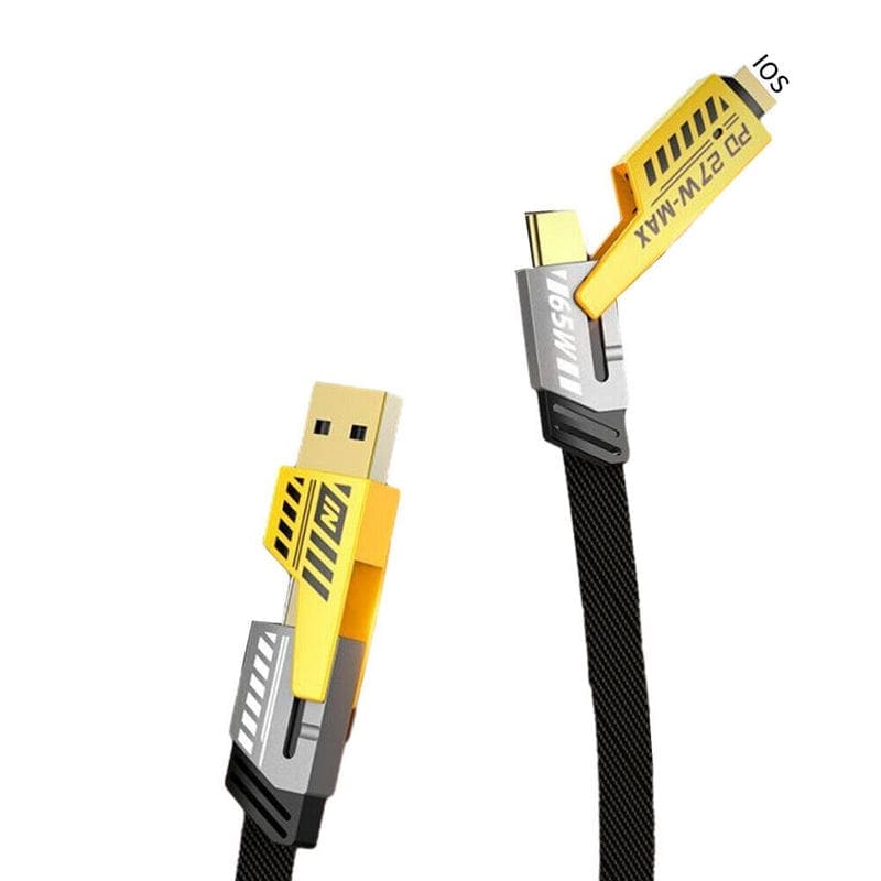 4 u 1 Brzi Kabl USB-A to type-C 65w to Lighning 27w - Slika 3