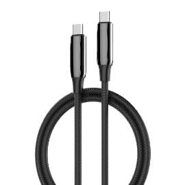 Data kabl LDNIO LC921c -240W Type C na Type C crni 1m