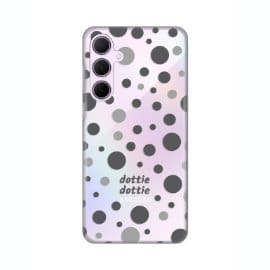 Torbica Silikonska Print Skin za Samsung A356B Galaxy A35 5G Dottie Dottie Gray