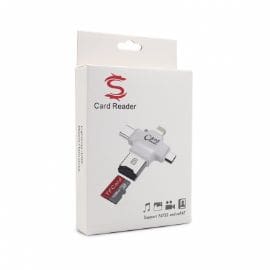 Citac kartica za iPhone + Type C + micro USB + USB