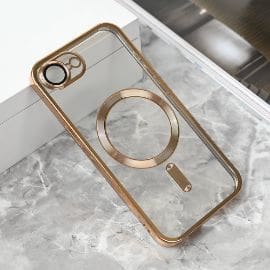 Torbica Magsafe Lux za iPhone 16E zlatna