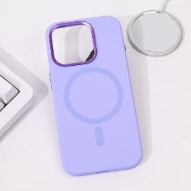 Torbica Magsafe Pure Plus za iPhone 15 Pro 6.1 ljubicasta