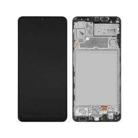 LCD za Samsung A225/Galaxy A22 + touch screen + frame Black (OLED)