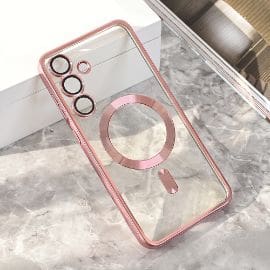 Torbica Magsafe Lux za Samsung S936B Galaxy S25 Plus roze