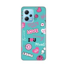 Torbica Silikonska Print za Xiaomi Redmi Note 12 5G (EU) Love