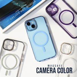 Torbica Magsafe Camera Color za iPhone 14 6.1 ljubicasta