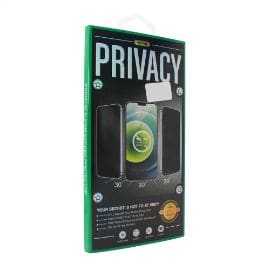 Zastitno staklo Tempered Glass Privacy 2.5D full glue za Samsung S901B Galaxy S22 5G crni (fingerprint unlock)