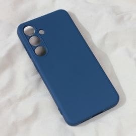 Torbica Teracell Soft Velvet za Samsung S921B Galaxy S24 tamno plava