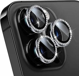 Zastita za kameru Diamond za iPhone 16 Pro 6.3 crna