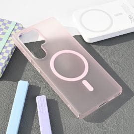 Torbica Magsafe Matte PC za Samsung S938B Galaxy S25 Ultra roze