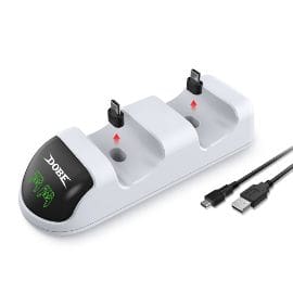 Dobe TP5-0506 stalak-punjac za dva gamepada PS5 beli