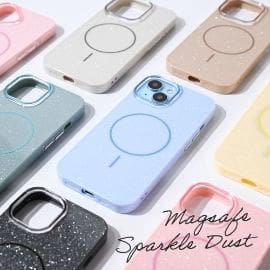 Torbica Magsafe Sparkle Dust za iPhone 13 Pro 6.1 zlatna