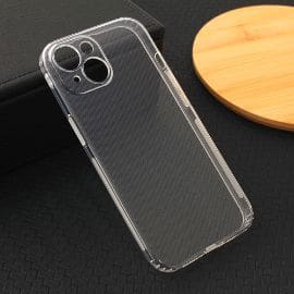 Torbica silikonska Ultra Thin with pluggy za iPhone 15 6.1 transparent