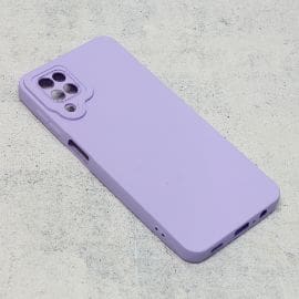 Torbica Silikon Pro Camera za Samsung A125F Galaxy A12 ljubicasta
