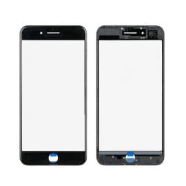 Staklo touch screen-a + frame + OCA za Iphone 7 Plus Crno (Crown Quality)