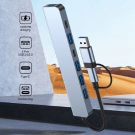 Adapter Type C - USB 3.0 na 2xType C