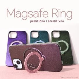 Torbica Magsafe Ring za iPhone 15 Pro 6.1 zelena