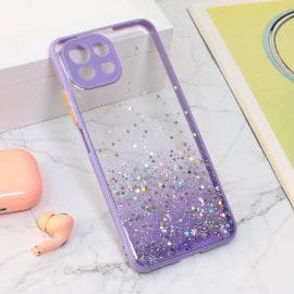 Torbica Frame Glitter za Xiaomi Mi 11 Lite ljubicasta