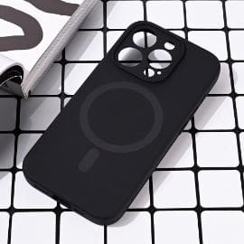 Torbica Magsafe Pure color za iPhone 15 Pro 6.1 crna