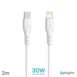 Data Kabl Pluginn PI-PDL 30W Type C na Lightning beli 2m
