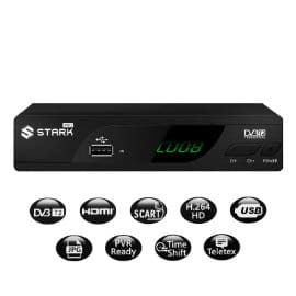 Set Top BOX STARK PRO DVB-T2 crni