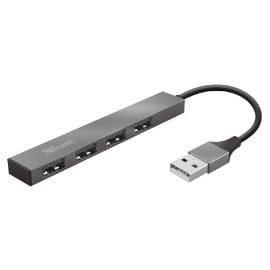 Adapter TRUST Halyx USB hub sa 4xUSB porta sivi