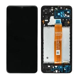 LCD za Samsung A047/Galaxy A04s (GH82-29805A) + touch screen + frame Black FULL ORG-SP