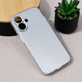 Torbica Sparkle Dust za iPhone 16 6.1 srebrna